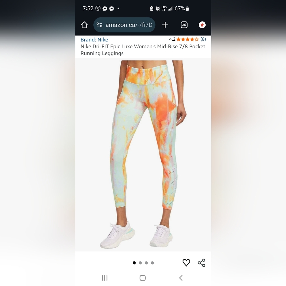 Nike Dri-FIT Epic Luxe Women's Mid-Rise 7/8 Pocket Running Leggings